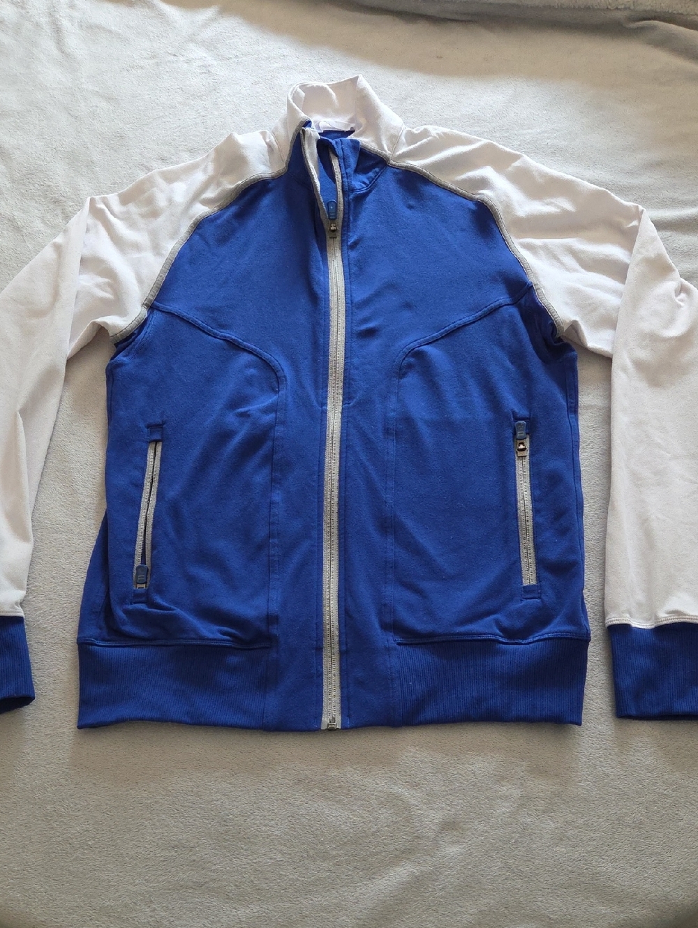 Men's Lululemon Jacket, Blue & White, Size M